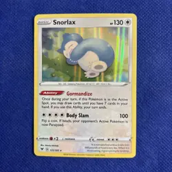 Snorlax 131/185 Vivid Voltage Pokemon Holo Rare Card - NM - Image 1