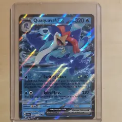Pokemon Quaquaval EX Full Art Double Rare Holo 052/193 SV02 320 HP Card - Image 1