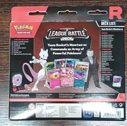 Pokemon League Battle Deck Team Rocket's Mewtwo ex 60 Cards MPN 10-10122-101 - Image 2