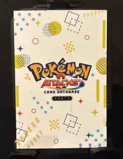 Rare Full Art Gengar Cracked Ice Foil Pokemon Card Database Attacks Kanto NM! - Image 2