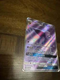 Pokemon Espeon GX Ultra Rare Holo Psychic 200 HP 140/149 Sun & Moon Card Eng - Image 1
