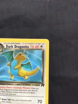 Pokemon Cards: Team Rocket 1st Edition Rare: Dark Dragonite 22/82 - Image 3