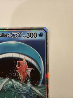Pokemon TCG Magikarp Wailord Tag Team GX Full Art Holo Promo Card SM166 - Image 3