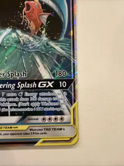 Pokemon TCG Magikarp Wailord Tag Team GX Full Art Holo Promo Card SM166 - Image 4