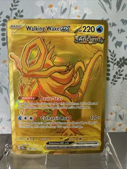 Pokemon TCG Walking Wake EX Prismatic Evolutions Gold Rare Card 178/131 - Image 1