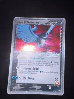 Pokemon Card Rockets Articuno Ex Team Rocket Returns 2004 Holo 96/109 Eng GOOD - Image 2