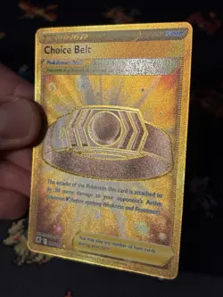 Pokemon Cards Choice Belt 211/189 Gold Secret Rare Astral Radiance - (NM) - Image 3