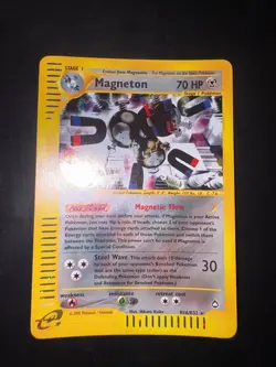 PSA 8 Magneton H16/H32 Aquapolis Holo Rare Pokemon Card NearMint+ - Image 1
