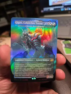 MTG Gigan, Cyberclaw Terror FOIL Ikoria: Lair of Behemoths 384 NM - Image 1