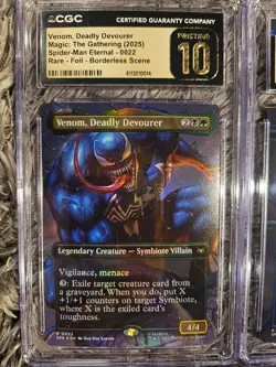 CGC 10s! 2025 Magic The Gathering Spider-Man Scene Box Full Set 3 Pristine! 💎 - Image 3