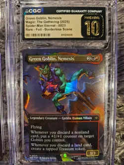 CGC 10s! 2025 Magic The Gathering Spider-Man Scene Box Full Set 3 Pristine! 💎 - Image 5