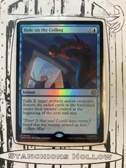 MTG Hide on the Ceiling (Foil) - Marvel's Spider-Man (SPM) R 0032 - Image 1