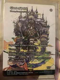 MTG Final Fantasy: Giant of Babil - Amano Art - NEAR MINT - Regular - Image 1