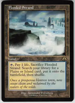 MTG Flooded Strand (Retro Frame) Normal NM Modern Horizons 3 Magic 436 - Image 1