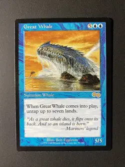 Great Whale - Urza's Saga - MTG - Magic the Gathering NM - Image 1