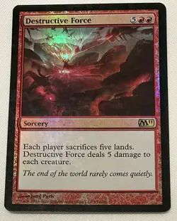 Destructive Force Core Set 2011 (M11) Foil - Image 1