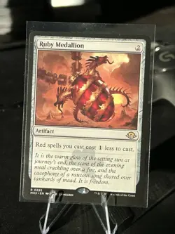 MTG Ruby Medallion Normal NM Modern Horizons 3 Magic 295 - Image 1