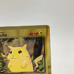 Pikachu 58/102 Celebrations Metal Card Promo Pokemon LP - Image 3