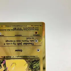 Pikachu 58/102 Celebrations Metal Card Promo Pokemon LP - Image 5