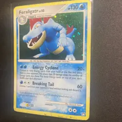 Pokemon Feraligatr 8/123 Reverse Holo Rare Card Mysterious Treasures, LP - Image 2