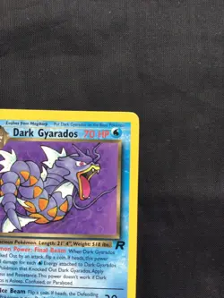 Pokemon Cards: Team Rocket 1st Edition Rare: Dark Gyarados 25/82 - Image 3