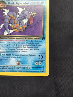 Pokemon Cards: Team Rocket 1st Edition Rare: Dark Gyarados 25/82 - Image 4