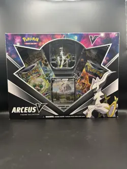 Pokemon TCG Arceus V Figure Collection Box w/ Cosmic Eclipse Pack - Slight Tear - Image 1