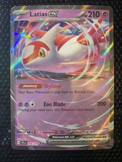 Pokemon TCG Latias EX Surging Sparks Double Rare 076/191 - Image 1