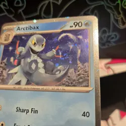 Arctibax SVP 064 Black Star Promo Cosmos Holo Pokemon Galaxy Swirl Action - Image 2