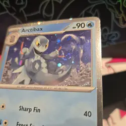 Arctibax SVP 064 Black Star Promo Cosmos Holo Pokemon Galaxy Swirl Action - Image 3