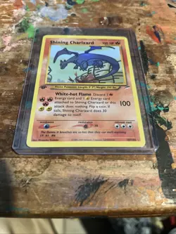 Pokemon Shining Charizard 107/105 1st Edition Secret Rare Custom Made - Image 2