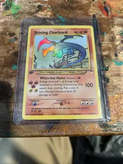 Pokemon Shining Charizard 107/105 1st Edition Secret Rare Custom Made - Image 4