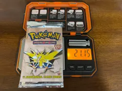 1999 Pokemon 1st Edition Fossil Booster Pack Factory sealed - Zapdos - Image 1