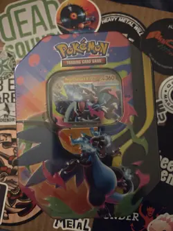Ascended Heroes Pokemon Mega Charizard X EX Promo Tin English Sealed - Image 1