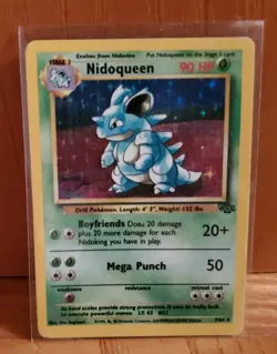 Nidoqueen Holo Jungle 7/64 Pokemon TCG Rare 1999 - Image 1