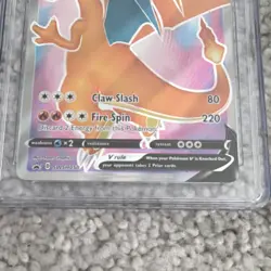 Pokemon Charizard V CGC 10 Black Star Promo Holo SWSH050 Champion's Path - Image 5