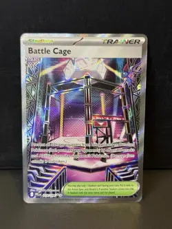 Battle Cage 116/094 Ultra Rare Full Art Phantasmal Flames Pokemon TCG - Image 1