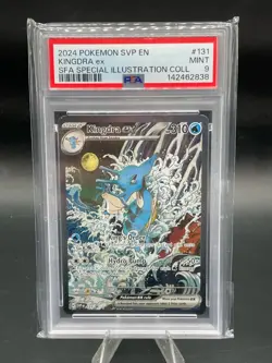 2024 POKEMON SVP PROMO SPECIAL ILLUSTRATION COLLECTION #131 KINGDRA EX PSA 9 - Image 1