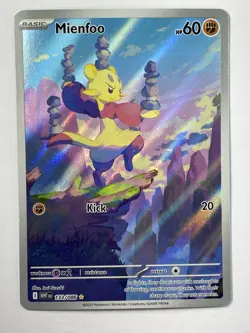 Pokemon: Mienfoo Illustration Rare IR Full Art Holo 133/086 (Near Mint) - Image 1