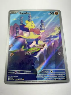 Pokemon: Mienfoo Illustration Rare IR Full Art Holo 133/086 (Near Mint) - Image 2