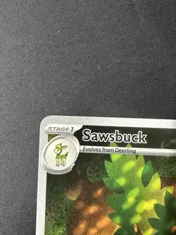 Pokemon Sawsbuck 092/086 Sv: White Flare Illustration Rare Holo - Image 2