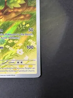 Pokemon Sawsbuck 092/086 Sv: White Flare Illustration Rare Holo - Image 5