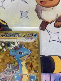 Pokemon TCG Lapras EX 164 Scarlet & Violet Black Star Promo NM Condition - Image 4