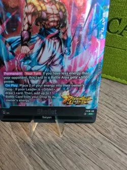 SR Super Rare SSG Shallet Giblet Dragon Ball Fusion World Legends Stamped Card - Image 4