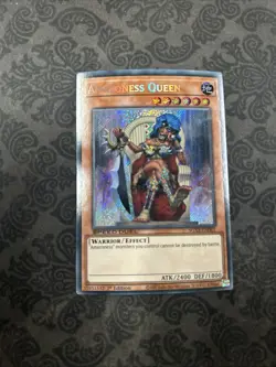 YuGiOh Amazoness Queen SGX3-END01 Secret Rare 1st Editio - Image 1
