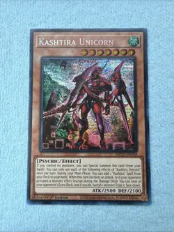 | Yugioh Kashtira Unicorn MP23-EN164 1st Secret 25Th Anniversary Tin NM 🔥 | - Image 1