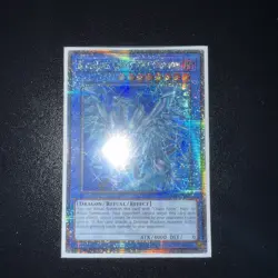 YUGIOH BLUE-EYES CHAOS MAX DRAGON QUARTER CENTURY SECRET RARE NM RA04-EN051 - Image 1