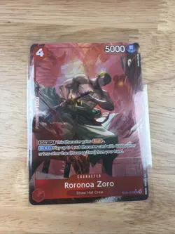 Roronoa Zoro Special Alt Art Parallel One Piece Starter Deck EX Gear 5 ST21-015 - Image 1