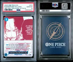 One Piece OP13 3rd Anni Treasure Pack Campaign Promo Set Of 7 Consecuitve PSA 10 - Image 3
