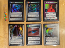 Star Trek CCG: First Edition Reflections - Six Card Foil Lot - Image 1